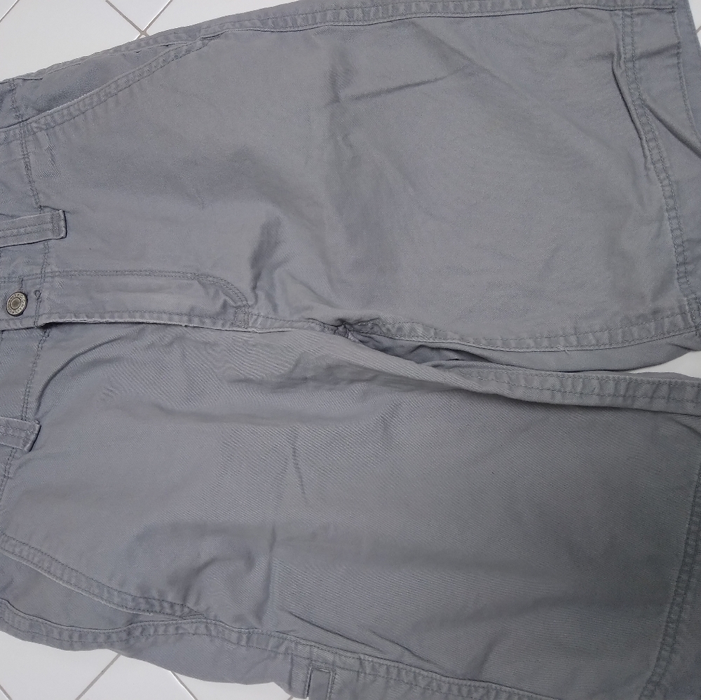 Grey 5 Pocket Cargo Shorts